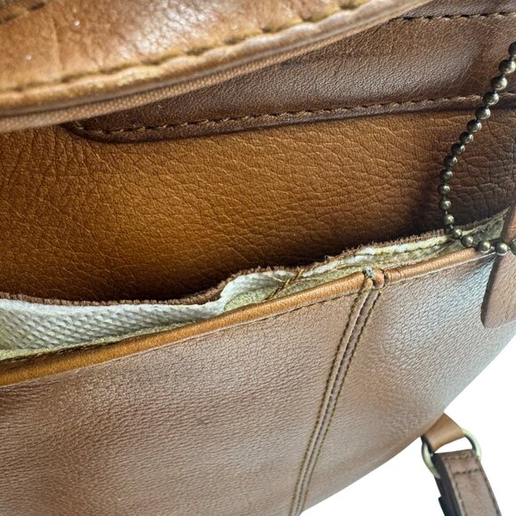 Hillard & Hanson Brown Genuine Leather Backpack Purse With Adjustable Straps - Picture 6 of 10